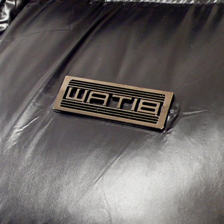 Wati B - Doudoune Wati B Logo Metal Noir Interieur Noir
