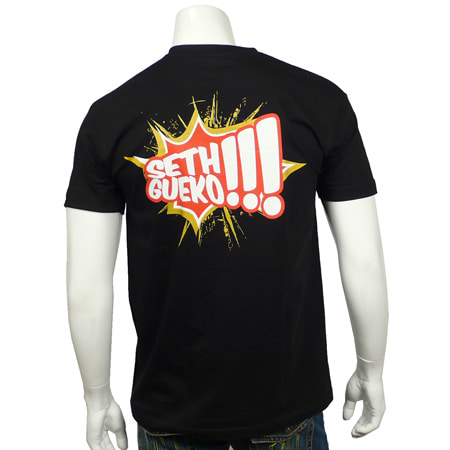 Neochrome Tee Shirt Seth Gueko Zbleex Noir Typo Rouge Or