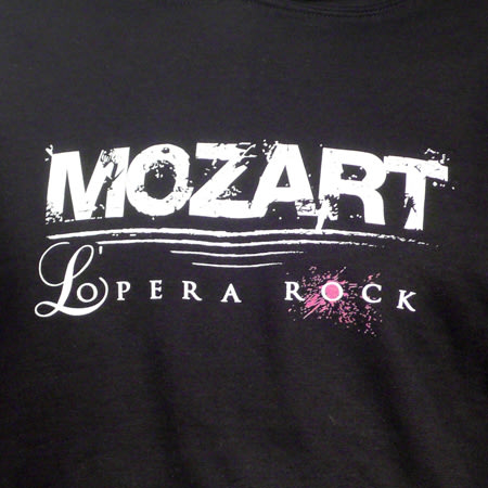 Mozart l'Opéra Rock - Sweat Capuche Mozart L'Opera Rock Noir