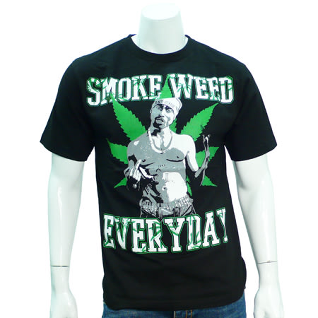 Antipoukave - Tee Shirt Antipoukave Smoke 2 Pac Noir