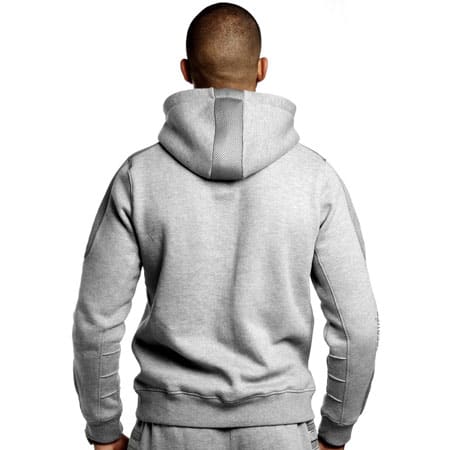 Unkut Ensemble Jogging Zippe Unkut Ouf 2 Gris Chine Typo Gris