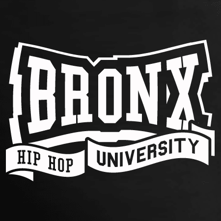 Hip Hop University - Pantalon de Jogging Hip Hop University Bronx Noir Logo Blanc