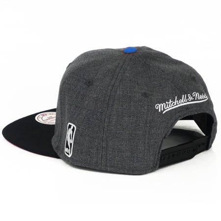 Mitchell and Ness - Casquette Mitchell And Ness Golden State Warriors Gris Vis. Noir Roi 