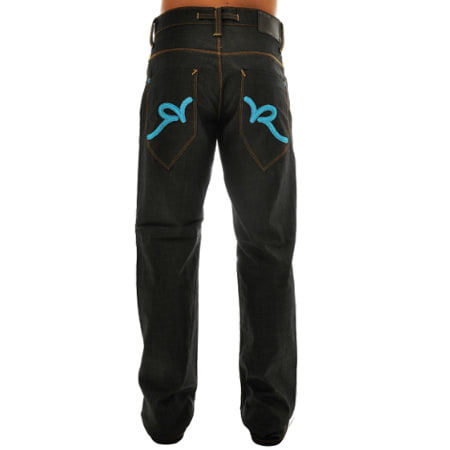 Rocawear - Jeans Rocawear Double R Turquoise Raw Japan Loose Fit
