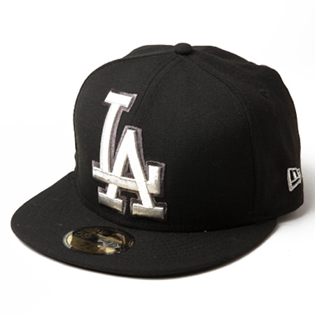 New Era - Casquette New Era La Bigmetallic Los Angeles Noir Argent