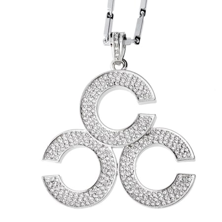 Bling Bling Pendentif Bling Rick Ross Triple C Miami Strass