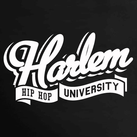 Hip Hop University - Pantalon de Jogging Hip Hop University Harlem Noir Logo Blanc