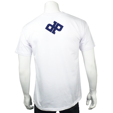 Pro Phenomen - Tee Shirt Pro Phenomen Blanc Logo Bleu Marine