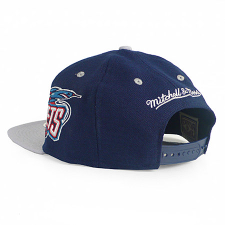 Casquette Mitchell & Ness Indiana Pacers – Bleu Marine/or – Snapback NBA