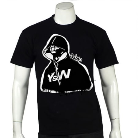Y et W - Tee Shirt Guizmo Graff Noir