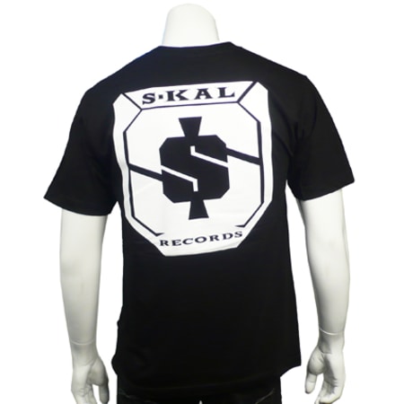S Kal Records - Tee Shirt Kamelanc Direct Noir Typo Blanc