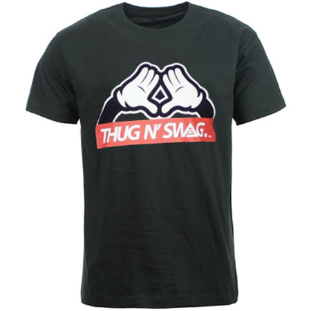 Thug N Swag - Tee Shirt Thug N Swag Logominati Noir