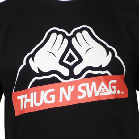 Thug N Swag - Tee Shirt Thug N Swag Logominati Noir
