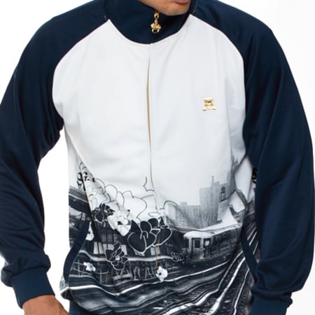 Wrung Veste Zipp e Wrung Train Burner Bleu Ryses