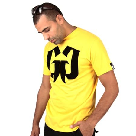 Swagg - Tee Shirt Swagg Big Logo Jaune Typo Noir