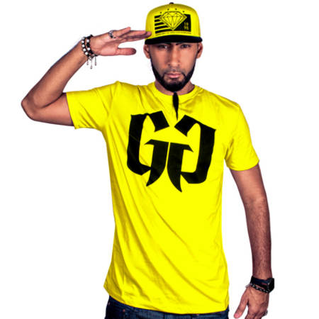 Swagg - Tee Shirt Swagg Big Logo Jaune Typo Noir