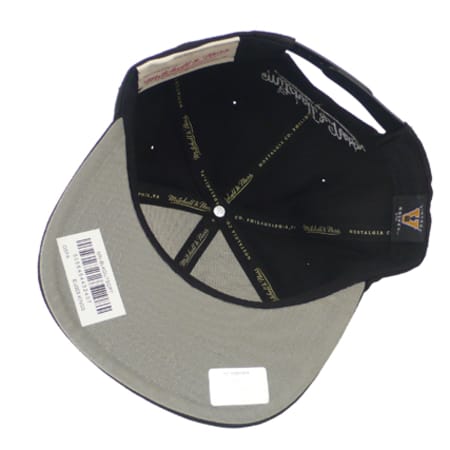 Mitchell & Ness Anaheim Ducks Inaugural Season Black Pro Pinch A Frame Snapback Casquette