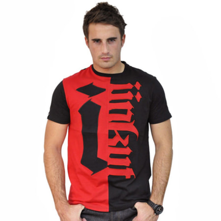 Unkut - Tee Shirt Unkut Scare Noir Rouge