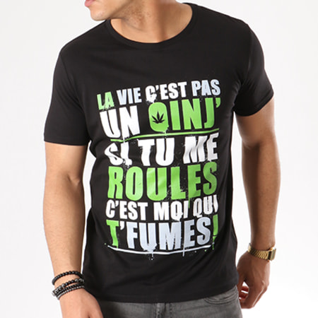 Y et W - Tee Shirt Guizmo Oinj Noir Vert