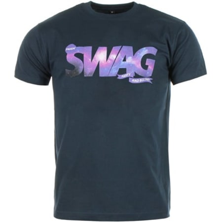 Thug N Swag - Tee Shirt Thug N Swag Space Bleu Marine
