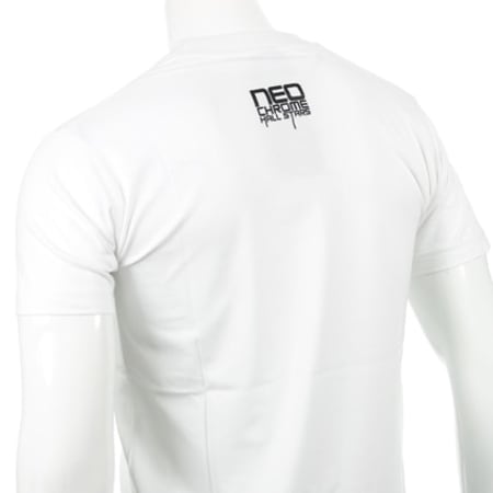 Neochrome - Tee Shirt Neochrome Plaid Blanc Gris