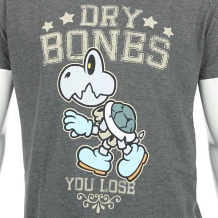Nintendo - Tee Shirt Nintendo Dry Bones Gris Anthracite