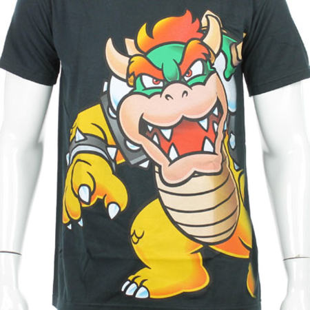Nintendo - Tee Shirt Nintendo Bowser Noir