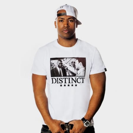 Distinct - Tee Shirt Distinct By Rohff Denzel Blanc