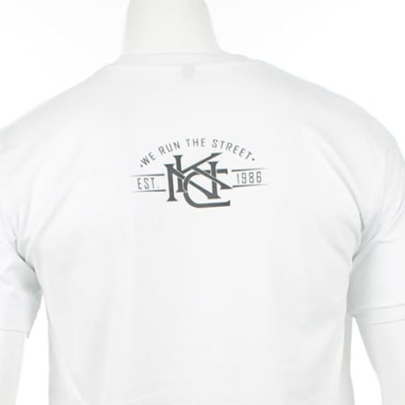 KozaNostra - Tee Shirt KozaNostra Weed Khalifa Blanc