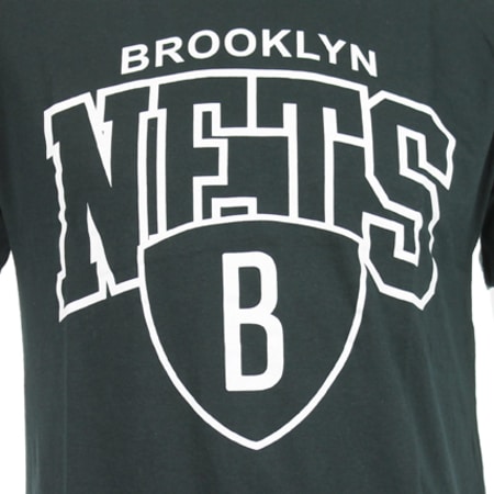 Mitchell and Ness - Tee Shirt Mitchell And Ness Brooklyn Nets ArchTail Noir