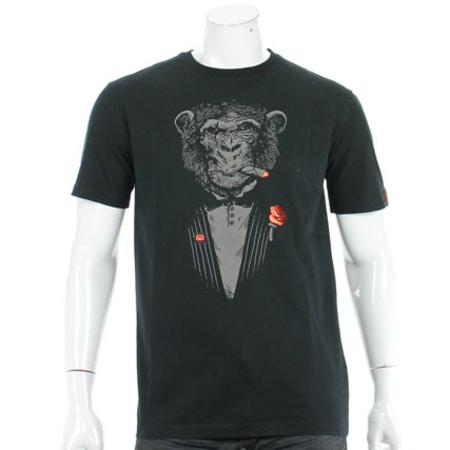 Swagg - Tee Shirt Swagg Monkey Business Noir