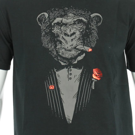 Swagg - Tee Shirt Swagg Monkey Business Noir
