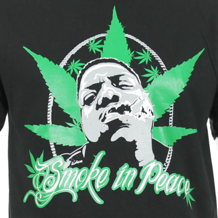 Classic Series - Tee Shirt Antipoukave Smoke In Peace Noir
