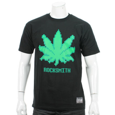 Rocksmith - Tee Shirt Rocksmith Leaf Noir