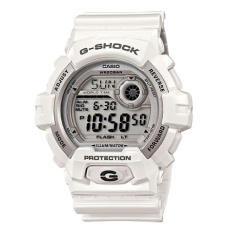 G-Shock - Montre Casio G-Shock G-8900A-7ER Blanche