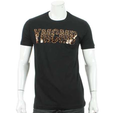 YMCMB - Tee Shirt YMCMB Leopard 617 Noir
