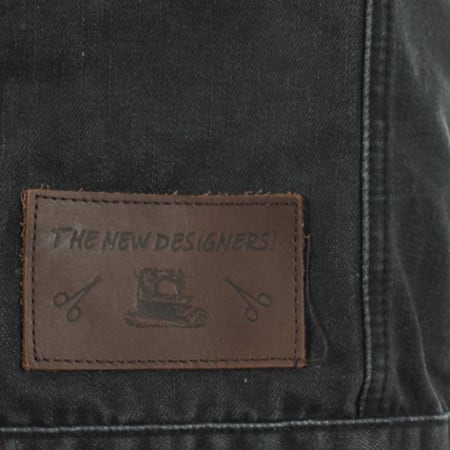 The New Designers ! - Veste Jean Sans Manches The New Designers Noir Clous Argent