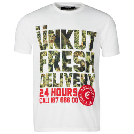 Unkut - Tee Shirt Unkut Grass Blanc