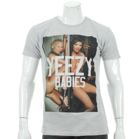 Two Angle - Tee Shirt Two Angle Weezy Gris Chiné