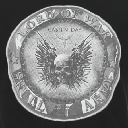 Cash N Day - Tee Shirt Cash N Day 205 Noir Gris