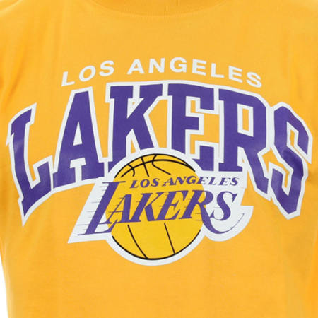 Mitchell And Ness - Débardeur Los Angeles Lakers Vintage Logo TP9276 Noir Jaune 467701