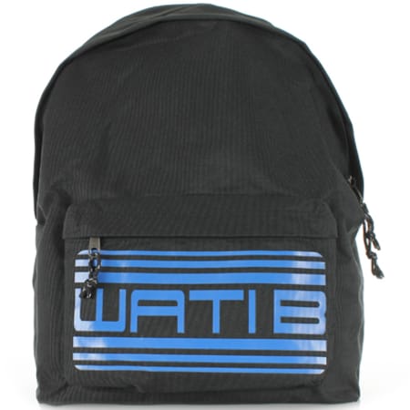 Wati B - Sac A Dos Wati B Noir Logo Bleu