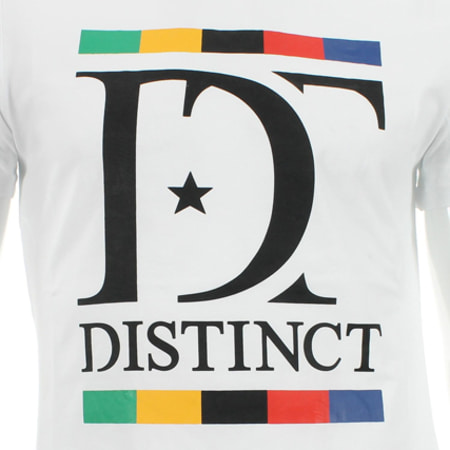 Distinct - Tee Shirt Distinct By Rohff Comores Blanc