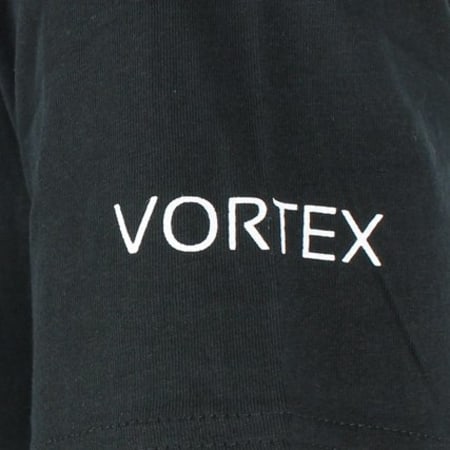 Vortex - Tee Shirt Vortex Basic Noir Blanc
