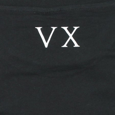 Vortex - Tee Shirt Vortex Vx Flag Noir Blanc