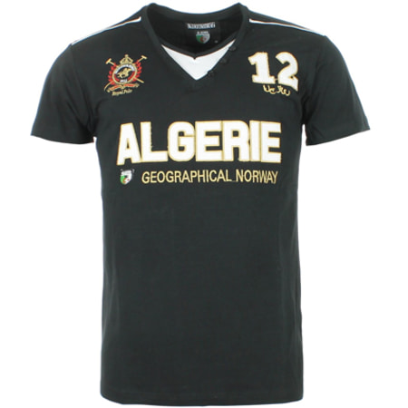 Geographical Norway - Tee Shirt Geographical Norway Algerie Noir