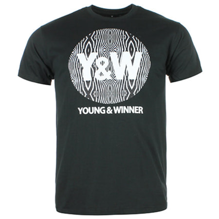Y et W - Tee Shirt Y et W Circle Zebre Noir