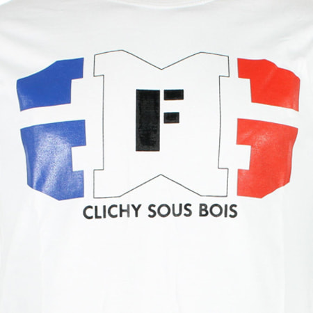 Ghetto Fabulous Gang - Tee Shirt Ghetto Fabulous Gang La France Blanc