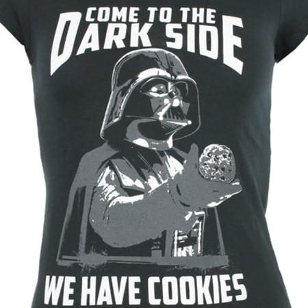 Star Wars - Tee Shirt Femme Star Wars We Have Cookies 1254 Noir