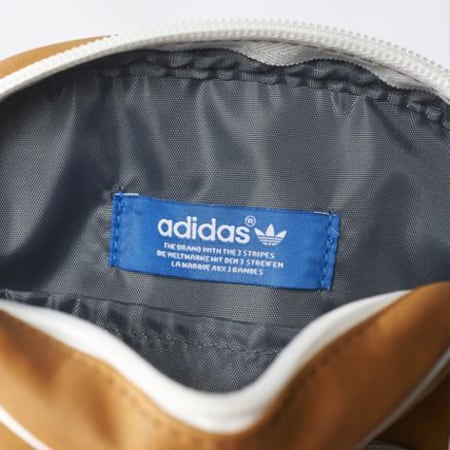 adidas - Sacoche Adidas Mini Bag Suede Wheat Blanc Vapeur